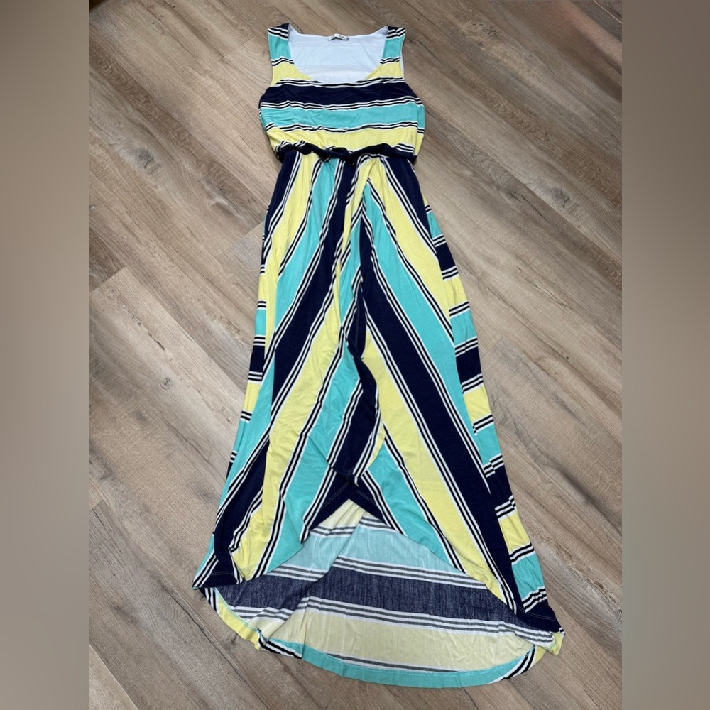 Striped Flowy Maxi Dress